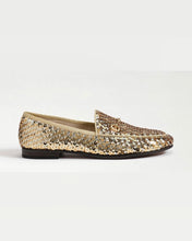 Carica l&#39;immagine nel visualizzatore di Gallery, Gold loafers
