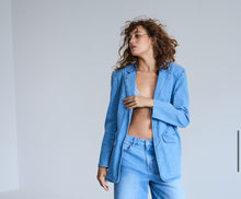 Carica l&#39;immagine nel visualizzatore di Gallery, Blazer denim
