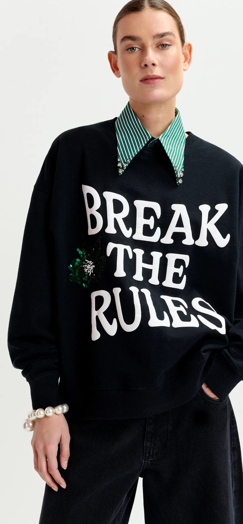Break the rules sweater