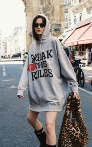 Grey sweater dress