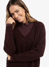 Carica l&#39;immagine nel visualizzatore di Gallery, Burgundy sweater

