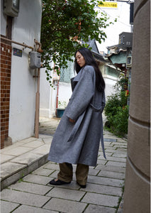 Grey coat