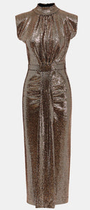Gold dress