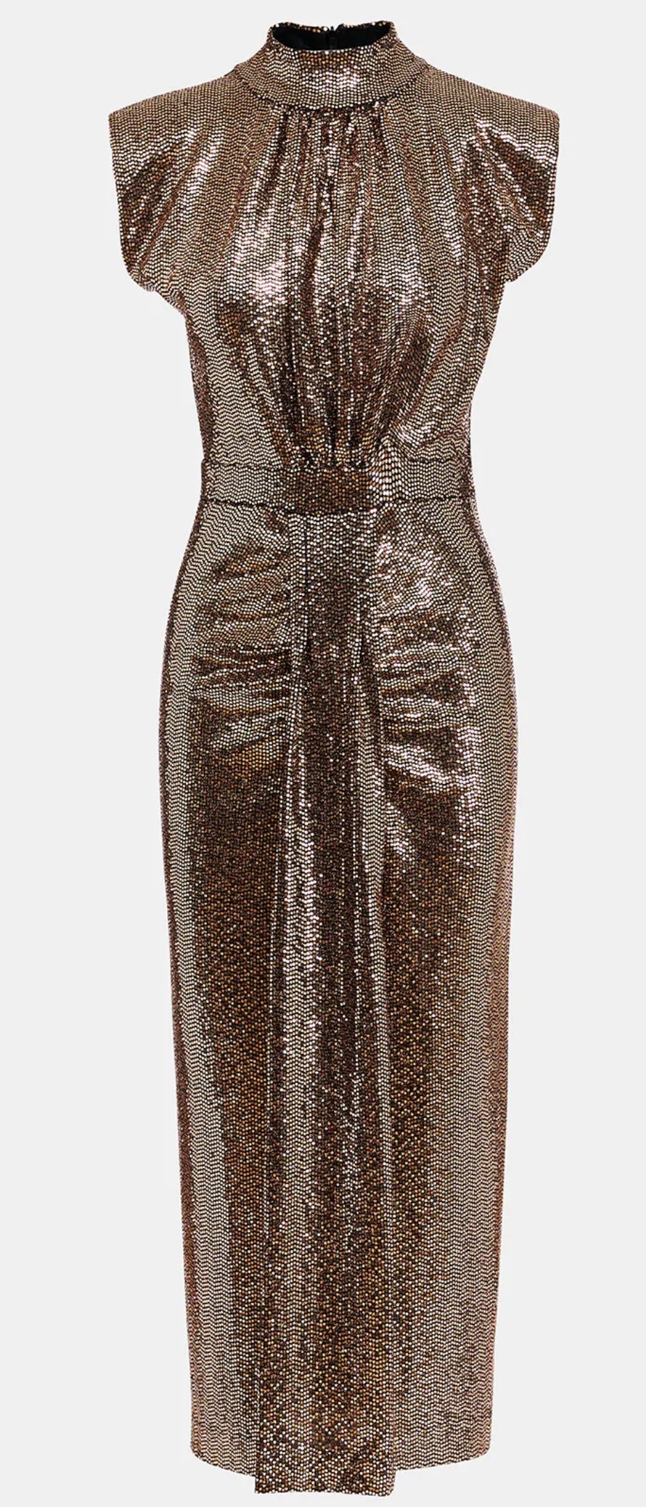 Gold dress