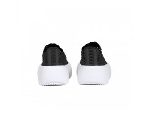 Sneakers intrecciate nere